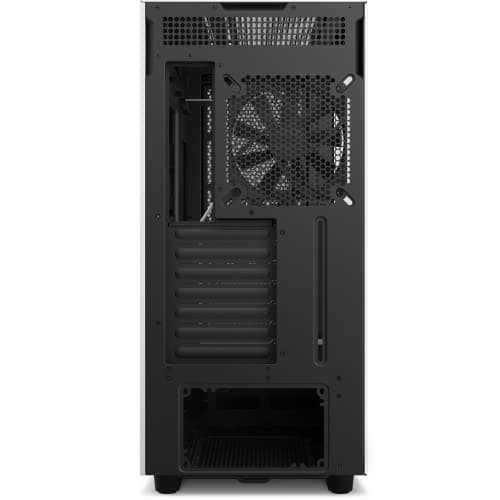 NZXT H7 Flow (2022) ATX Mid Tower White / Black with Tempered Glass Side Panel and USB 3.2 Gen 2x2 Type-C, USB 3.2 Gen 1 Type-A image