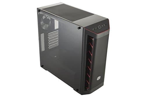Cooler Master MasterBox MB511 ATX Mid Tower Black / Red with Acrylic Side Panel and USB 3.2 Gen 1 Type-A image