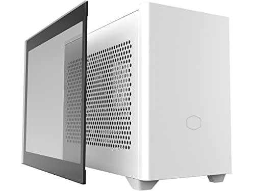 Cooler Master MasterBox NR200P Mini-ITX Desktop White / Black Tempered Glass Side Panel image