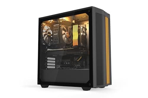be quiet! Pure Base 500DX ATX Mid Tower Black with Tempered Glass Side Panel and USB 3.2 Gen 2 Type-C, USB 3.2 Gen 1 Type-A image