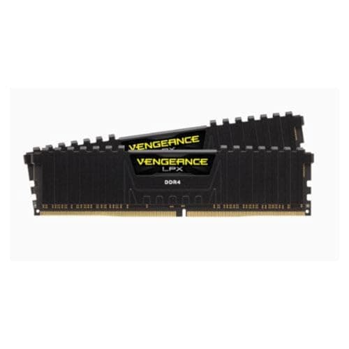 Corsair Vengeance LPX Black / Yellow DDR4-2400 CL16 8GB (2x4GB) image