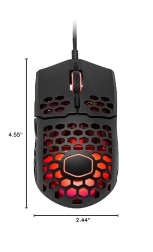 Cooler Master MM711 Matte Black Wired Optical Gaming Mouse image