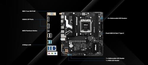 ASRock B850 M-X WiFi AM5 DDR5 Micro ATX image