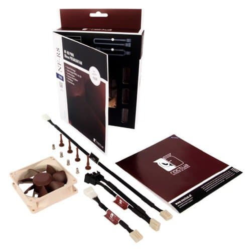 Noctua R8 80mm Brown PWM 31.37 CFM image