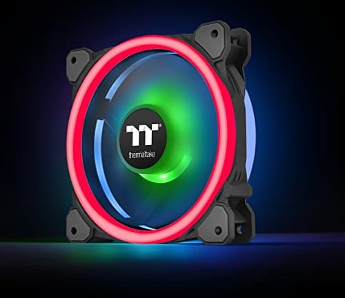 Thermaltake Riing Trio 12 TT Premium Edition 120mm Black RGB PWM 3-Pack image