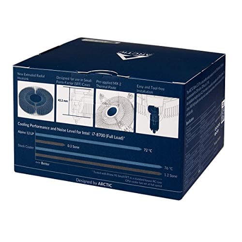 ARCTIC Alpine 12 LP Air 54mm Black / White image