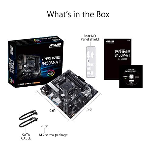 Asus B450 Prime B450M-A II AM4 DDR4 Micro ATX image