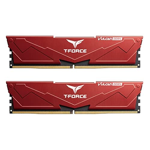 TEAMGROUP T-Force Vulcan Red DDR5-5200 CL40 32GB (2x16GB) main image