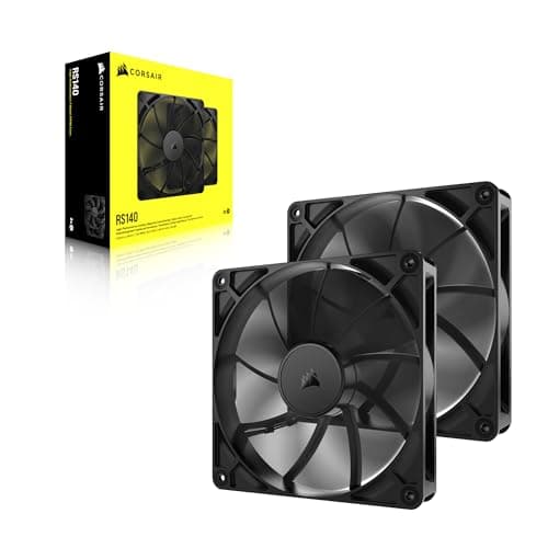 Corsair RS140 140mm PWM 95.5 CFM Black 2-Pack image