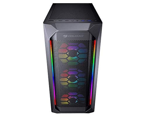 Cougar MX410 MESH-G RGB ATX Mid Tower Black Tempered Glass image