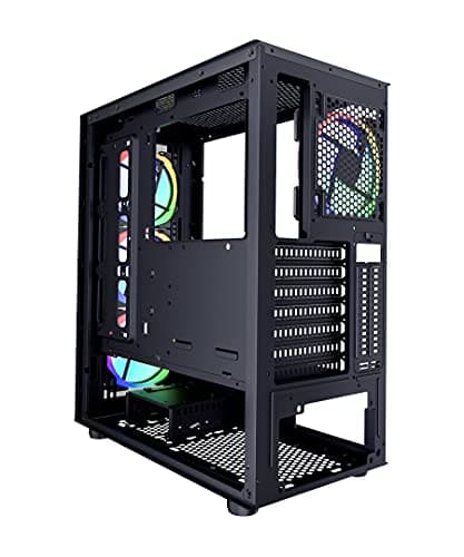 Apevia Guardian-M ATX Mid Tower Black Tempered Glass Side Panel image
