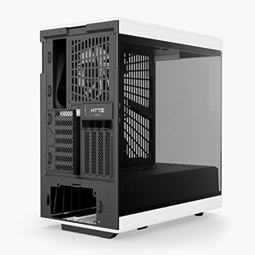 HYTE Y40 ATX Mid Tower White / Black with Tempered Glass Side Panel and USB 3.2 Gen 2 Type-C, USB 3.2 Gen 1 Type-A image