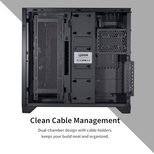 Lian Li O11 Vision ATX Mid Tower Chrome Tinted Tempered Glass Side Panel image