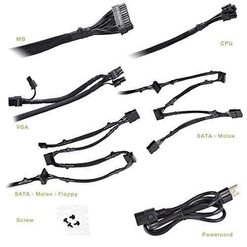 EVGA 500 GD Black 500W Non-Modular 80+ Gold image