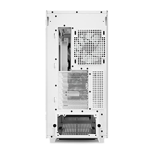 SHARKOON Rebel C50 RGB ATX Mid Tower White Tempered Glass Side Panel image