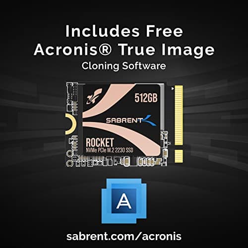Sabrent Rocket 4.0 512GB SSD M.2-2230 PCIe 4.0 X4 NVMe image