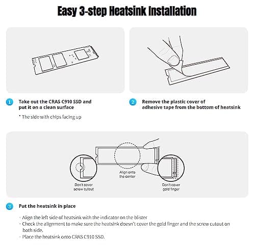 Klevv CRAS C910 2TB SSD M.2-2280 PCIe 4.0 x4 NVMe image