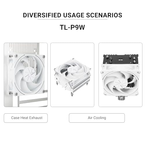 Thermalright TL-P9 92mm White PWM 32.77 CFM 1-Pack image
