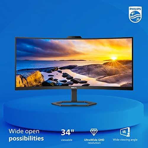 Philips 34E1C5600HE 34" 1440p 100Hz VA Curved Monitor image