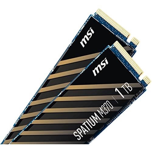 MSI SPATIUM M370 1TB SSD M.2-2280 PCIe 3.0 X4 NVMe image