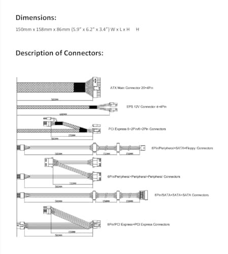Apevia Signature Black 1050W Semi-Modular 80+ Bronze Certified image