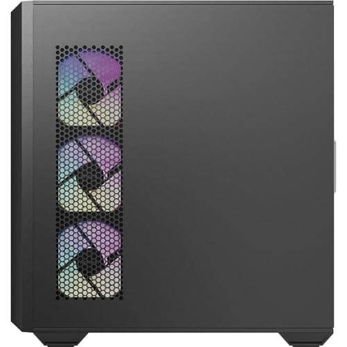 Antec C3 ARGB ATX Mid Tower Black with Tempered Glass Side Panel, USB 3.2 Gen 2 Type-C, and USB 3.2 Gen 1 Type-A image