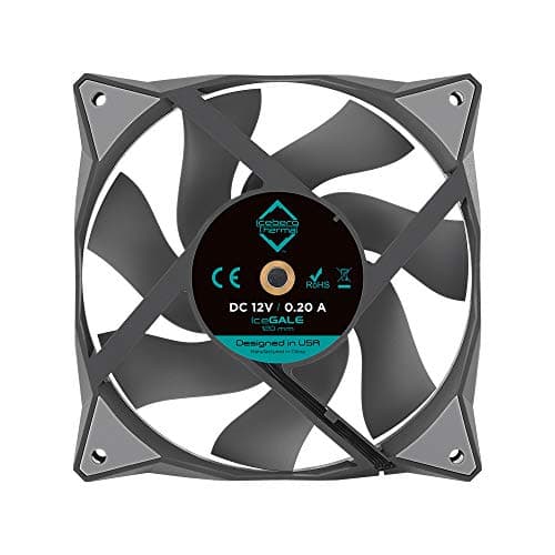 Iceberg Thermal IceGALE 120mm Gray PWM 76 CFM 3-Pack image