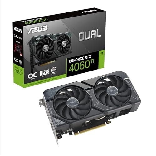 Asus DUAL OC GeForce RTX 4060 Ti 16GB GDDR6 Black image