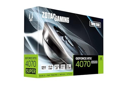 Zotac Twin Edge GeForce RTX 4070 SUPER 12GB GDDR6X Black image