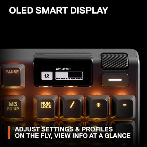 SteelSeries Apex Pro Gaming OmniPoint Adjustable Mechanical RGB Wired Keyboard image