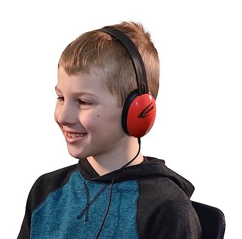 Ergoguys 2800-RD Closed-Back Headphones (Black / Red) image