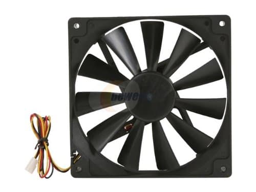 Evercool FAN-EC1425L12EA 140mm Black 68.23 CFM 1-Pack image