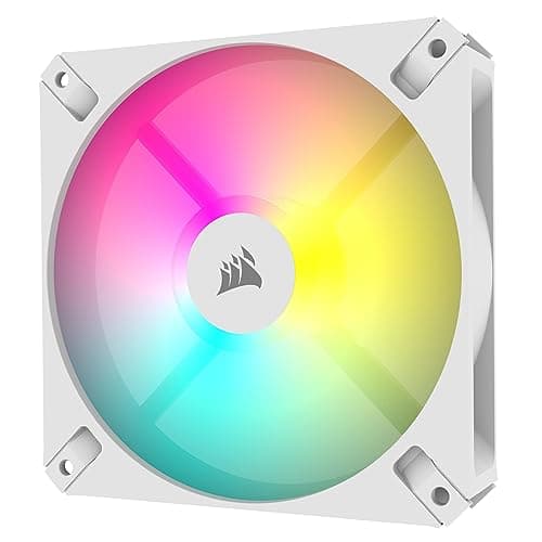 Corsair iCUE AR120 120mm Digital RGB PWM 59 CFM White 3-Pack image
