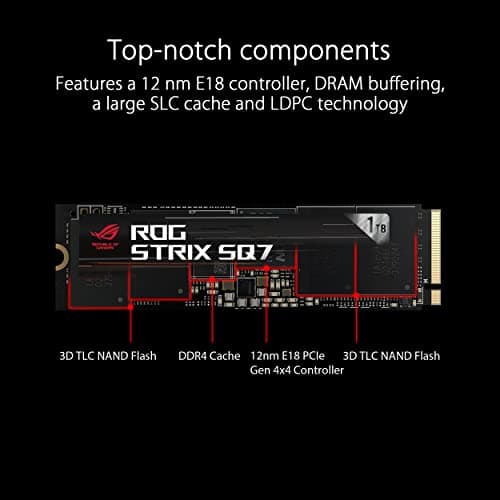 Asus ROG Strix SQ7 1TB SSD M.2-2280 PCIe 4.0 X4 NVMe image
