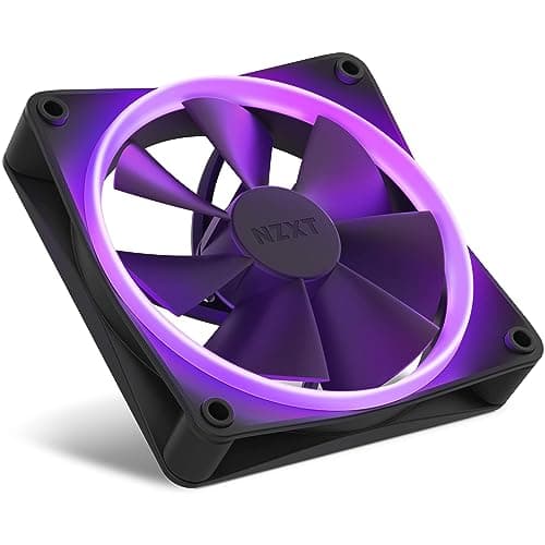 NZXT F120 120mm Black Addressable RGB PWM 50.18 CFM image