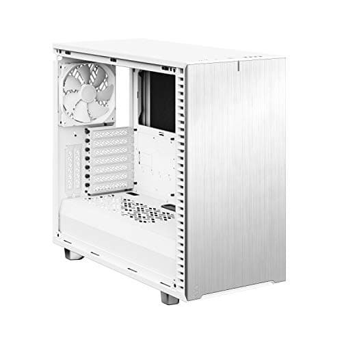 Fractal Design Define 7 White Solid Brushed Aluminum/Steel E-ATX Silent Modular Mid Tower Computer Case image