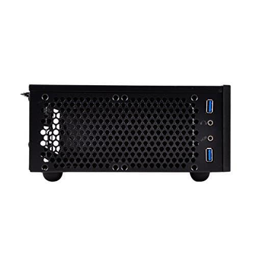 Silverstone ML09 HTPC Black with USB 3.2 Gen 1 Type-A image