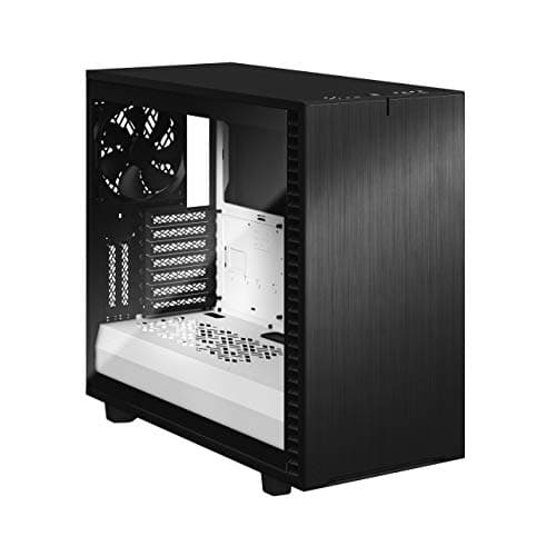 Fractal Design Define 7 Black Brushed Aluminum / Steel E-ATX Silent Modular Dark Tinted Tempered Glass Window Mid Tower Computer Case image
