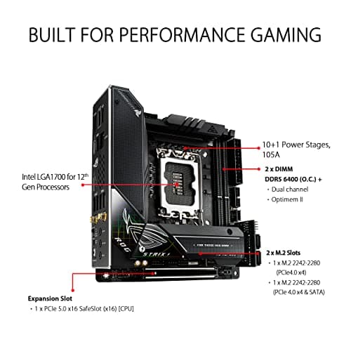 Asus Z690 ROG STRIX Z690-I GAMING WIFI DDR5 Mini ITX image