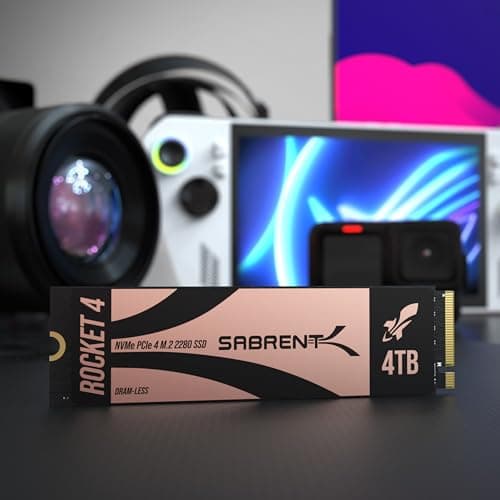 Sabrent Rocket 4 4TB SSD M.2-2280 PCIe 4.0 X4 NVMe image
