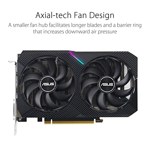 Asus DUAL OC V2 GeForce RTX 3050 8GB GDDR6 Black image