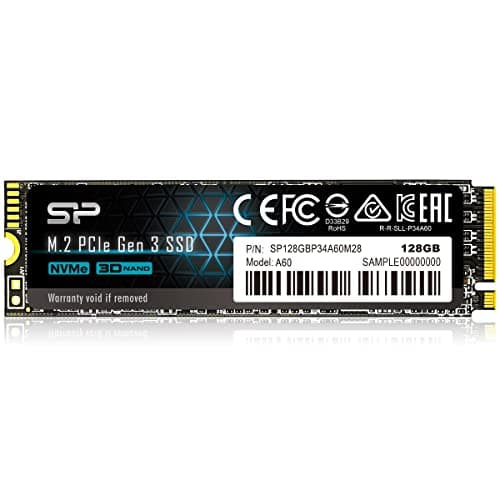 Silicon Power P34A60 128GB SSD M.2-2280 PCIe 3.0 x4 NVMe image