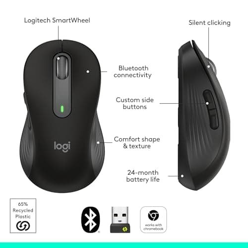 Logitech M650 L Bluetooth Wireless Optical Mouse image