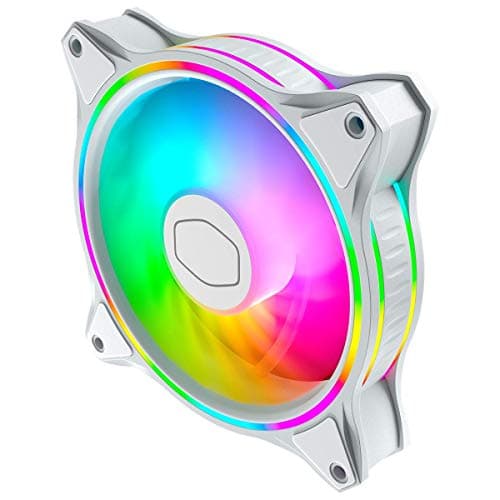 Cooler Master MasterFan MF Halo 120mm White Addressable RGB PWM 47.2 CFM image