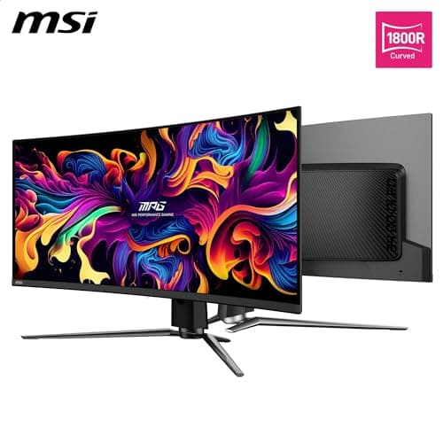 MSI MPG 341CQPX 34" 3440x1440 240Hz QD-OLED Curved Monitor image