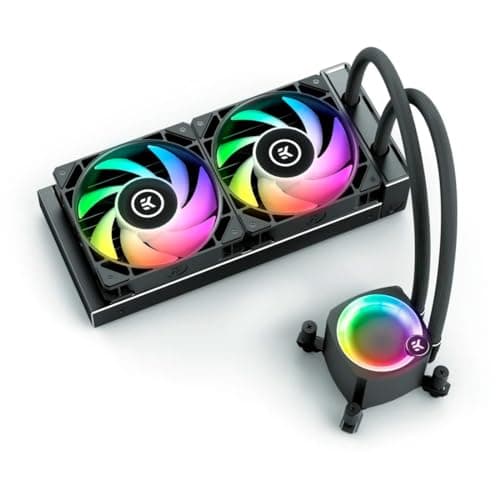 EK EK-Nucleus AIO CR240 Lux D-RGB 72 CFM Water 240mm Black image