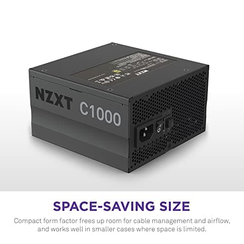 NZXT C1000 Fully Modular ATX Power Supply - 1000 Watts ATX 3.1 - Black image