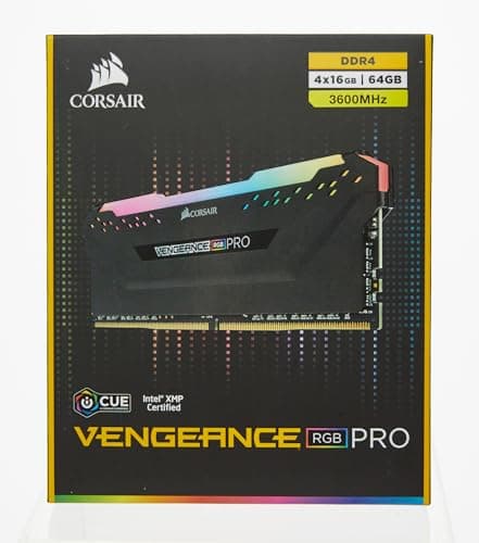 Corsair Vengeance RGB Pro Black DDR4-3600 CL18 64GB (4x16GB) image