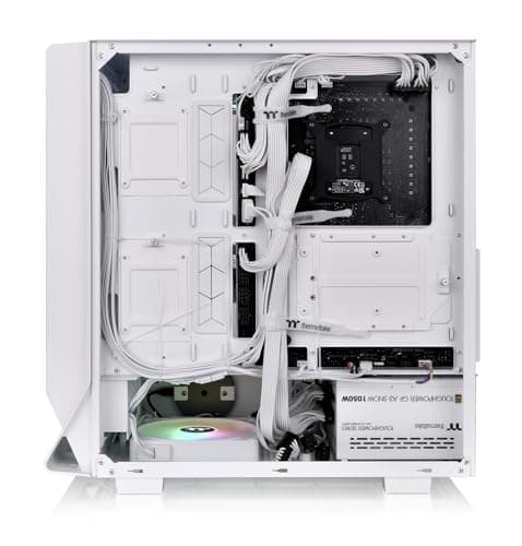 Thermaltake Ceres 350 MX ATX Mid Tower White with Tempered Glass Side Panel and USB 3.2 Gen 2 Type-C USB 3.2 Gen 1 Type-A image