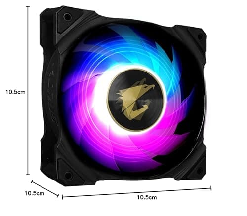 Gigabyte AORUS 120 ARGB 120mm Black ARGB PWM 40.85 CFM image